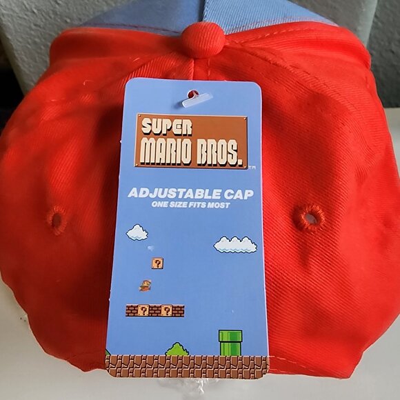 Culturefly Super Mario Bros. Adjustable Cap One Size Snapback NWT Nintendo Hat - Picture 5 of 11